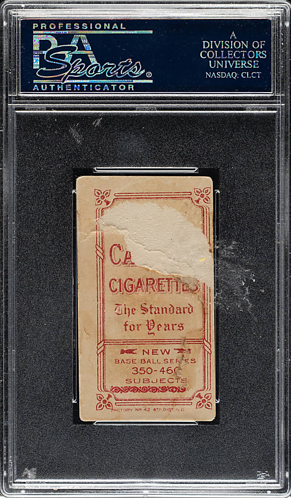 1909-1911 T206 White Border Red Kleinow Boston PSA POOR 1