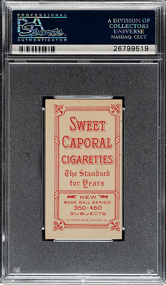 1909-1911 T206 White Border Red Kleinow Boston PSA EX-MT 6