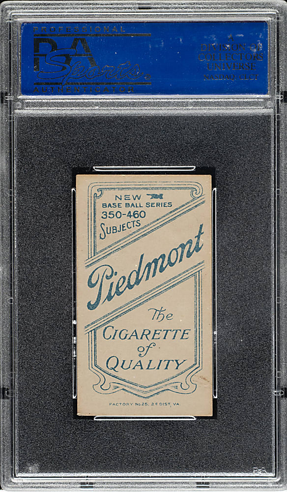 1909-1911 T206 White Border Jake Stahl Glove Showing PSA EX 5