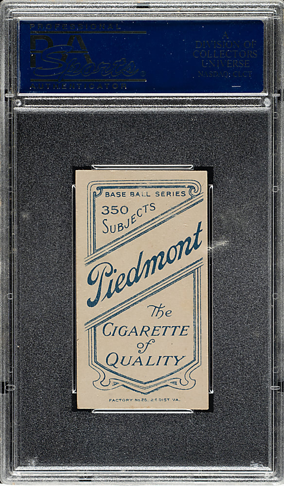 1909-1911 T206 White Border Jake Stahl No Glove Showing PSA EX 5