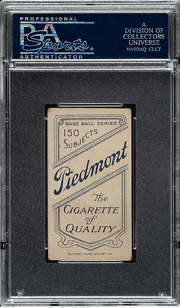 1909-1911 T206 White Border Bill Dahlen Boston PSA VG-EX 4