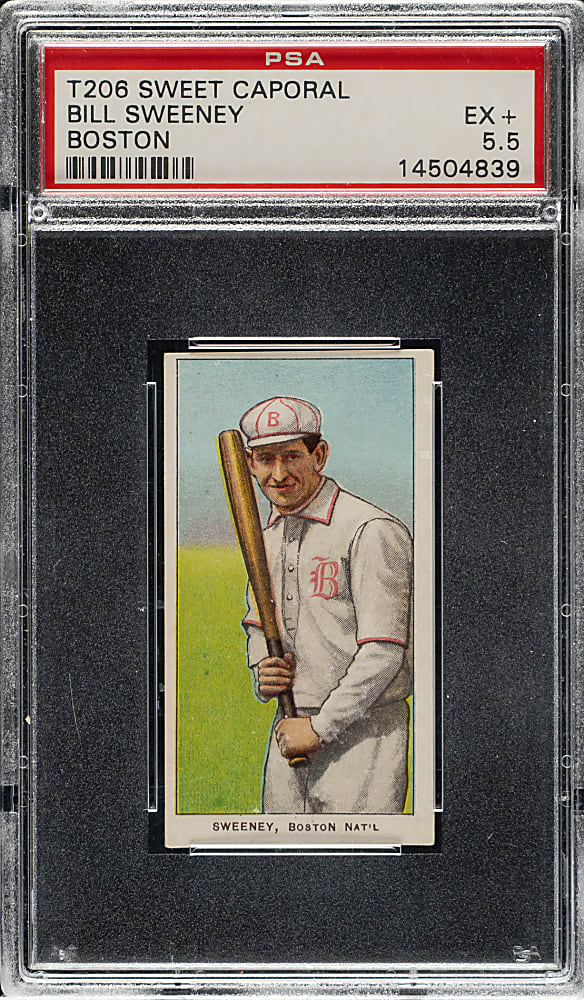 1909-1911 T206 White Border Bill Sweeney PSA EX+ 5.5