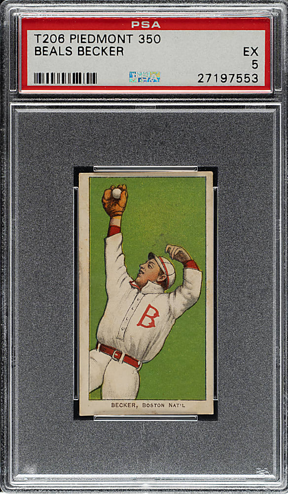 1909-1911 T206 White Border Beals Becker PSA EX 5