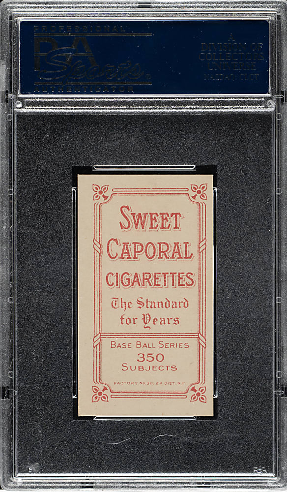 1909-1911 T206 White Border Frank Bowerman PSA EX 5