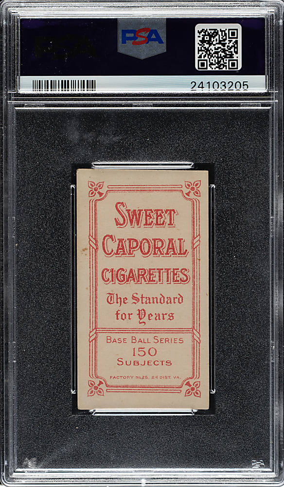 1909-1911 T206 White Border Johnny Bates PSA EX 5