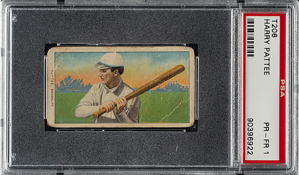 1909-1911 T206 White Border Harry Pattee PSA POOR 1