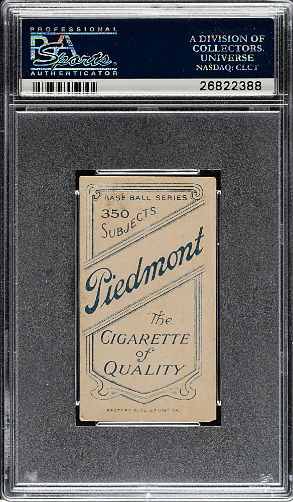 1909-1911 T206 White Border Ed Lennox PSA VG 3