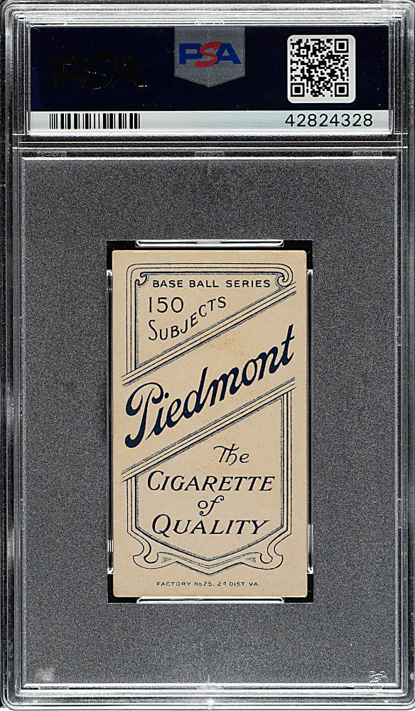 1909-1911 T206 White Border Tim Jordan Portrait PSA VG-EX 4