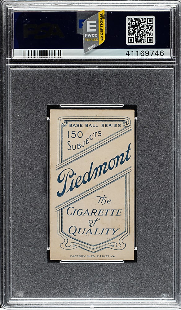 1909-1911 T206 White Border Kaiser Wilhelm Hands At Chest PSA EX+ 5.5