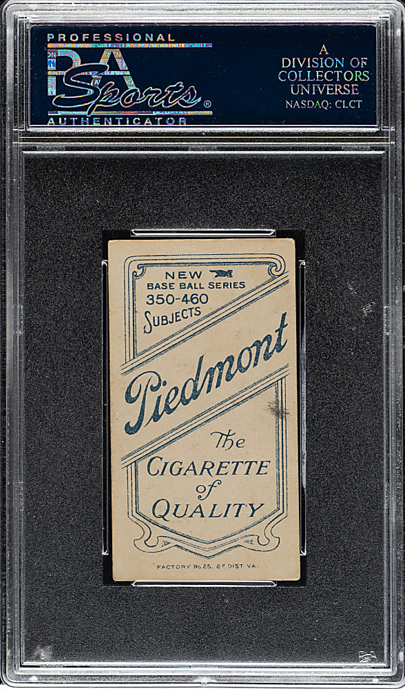 1909-1911 T206 White Border John Hummel PSA EX 5