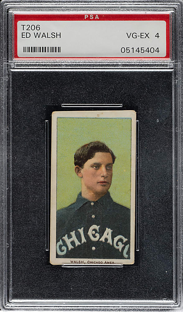 1909-1911 T206 White Border Ed Walsh PSA VG-EX 4