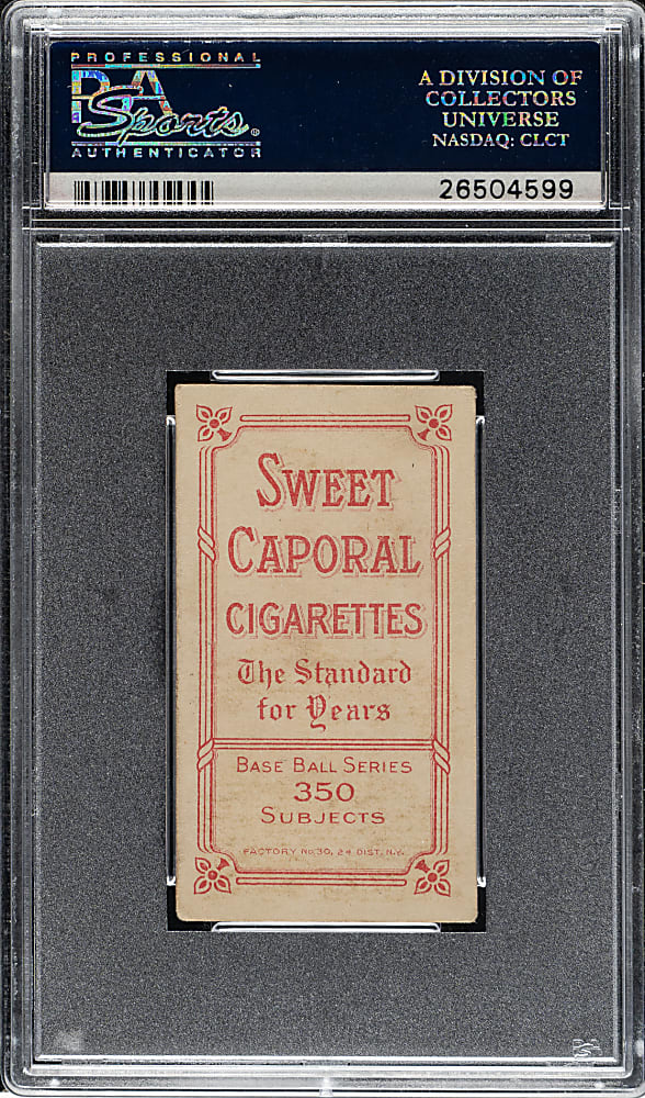 1909-1911 T206 White Border Doc White Pitching PSA VG-EX+ 4.5
