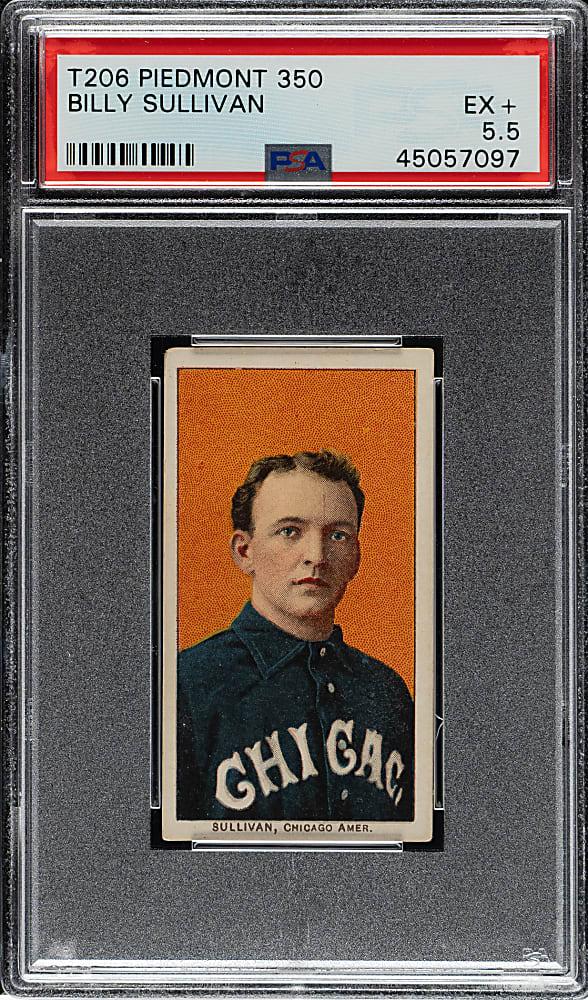 1909-1911 T206 White Border Billy Sullivan PSA EX+ 5.5