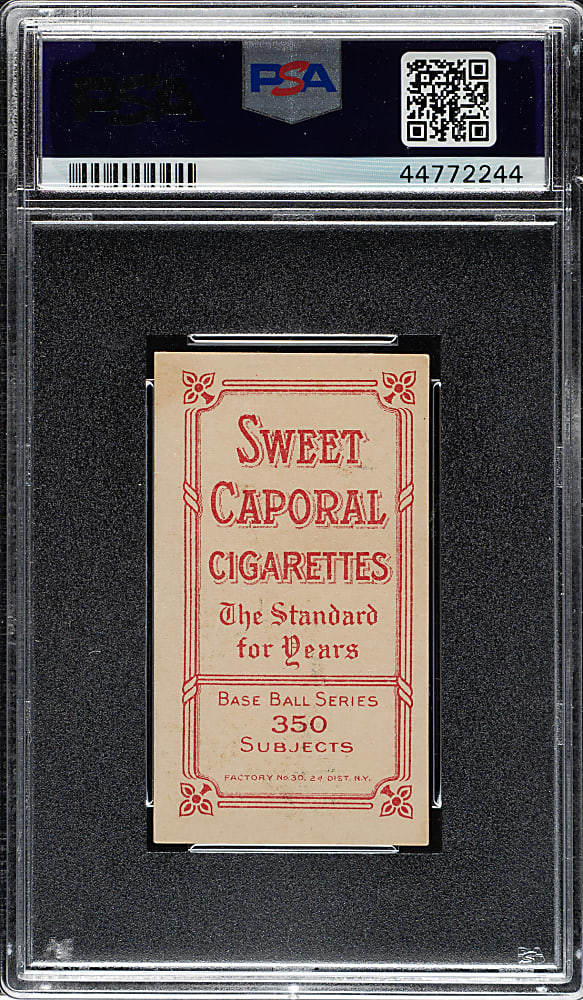 1909-1911 T206 White Border Frank Smith Chicago White Cap PSA EX-MT 6