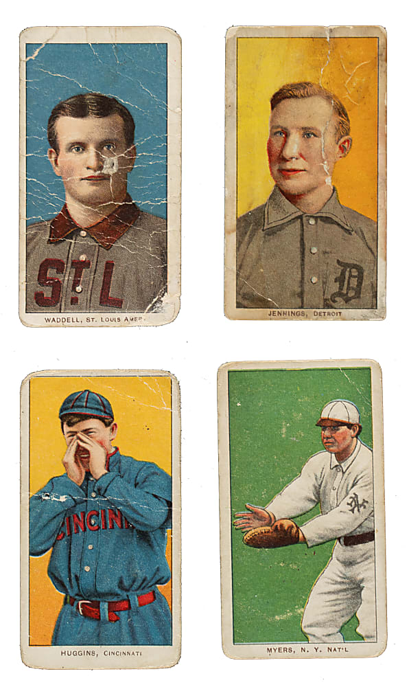 1909-1911 T206 White Border Collection (30) Including Rube Waddell, Miller Huggins, and Hughie Jennings