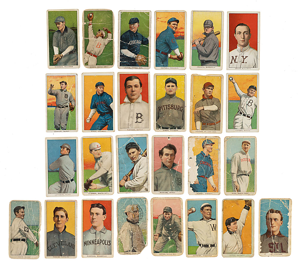 1909-1911 T206 White Border Collection (30) Including Rube Waddell, Miller Huggins, and Hughie Jennings