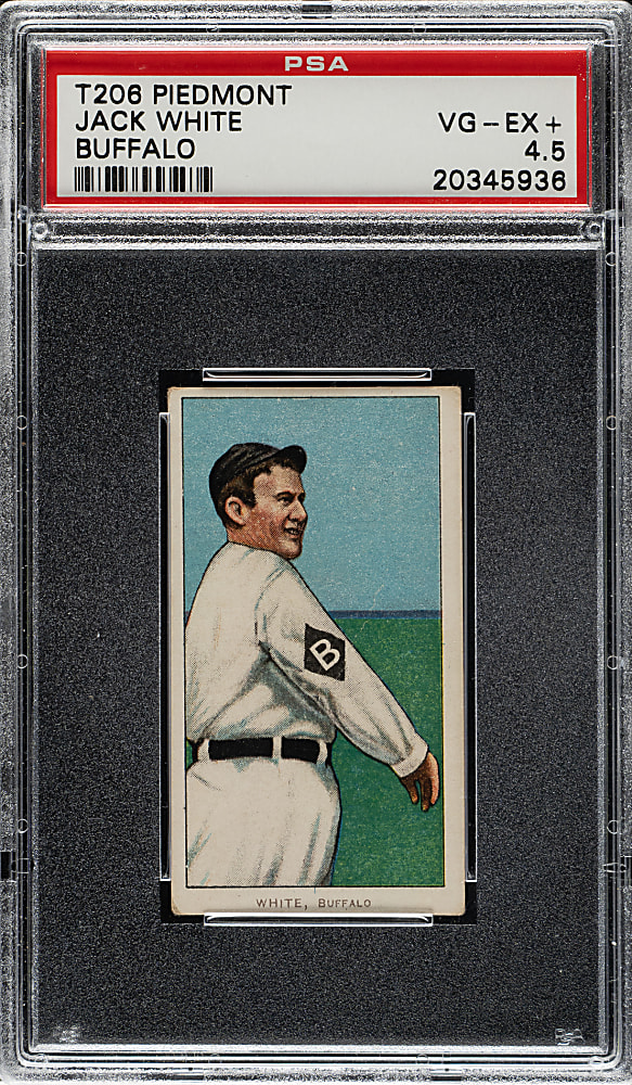 1909-1911 T206 White Border Jack White PSA VG-EX+ 4.5