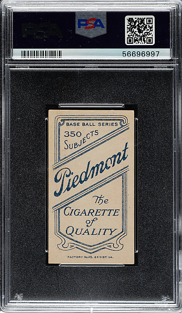 1909-1911 T206 White Border Steamer Flanagan PSA EX-MT 6