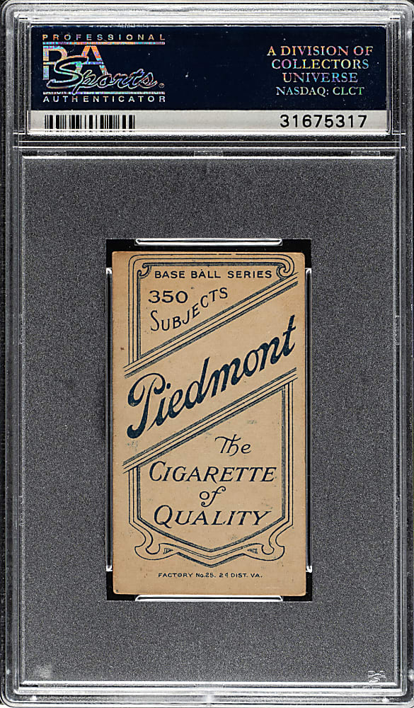 1909-1911 T206 White Border Lou Fiene Throwing PSA EX 5