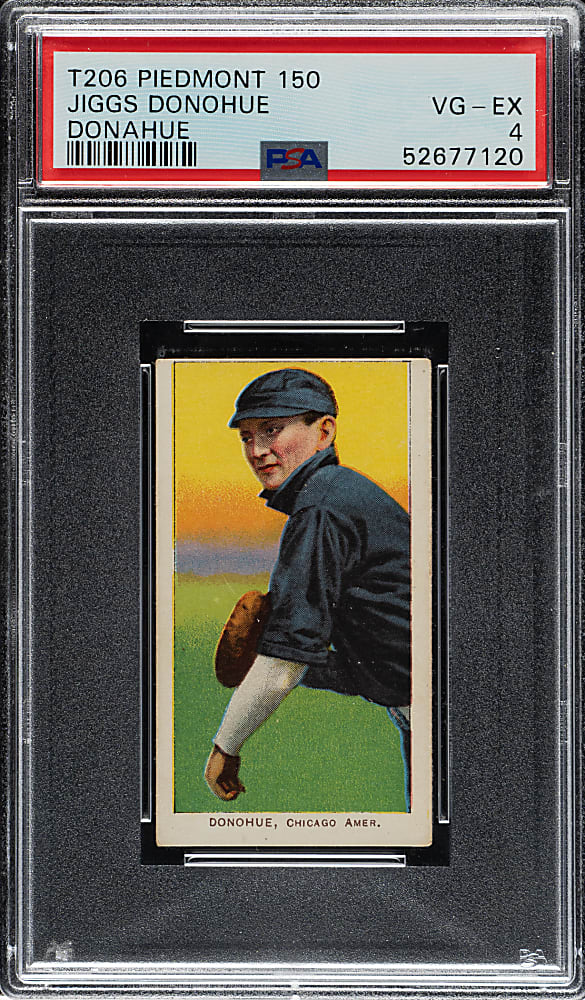 1909-1911 T206 White Border Jiggs Donohue PSA VG-EX 4