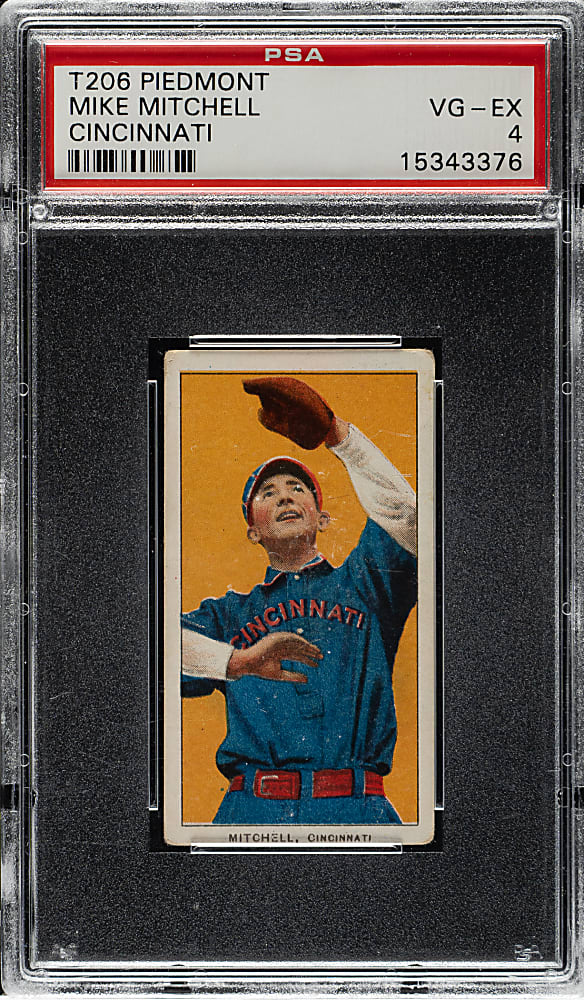 1909-1911 T206 White Border Mike Mitchell PSA VG-EX 4