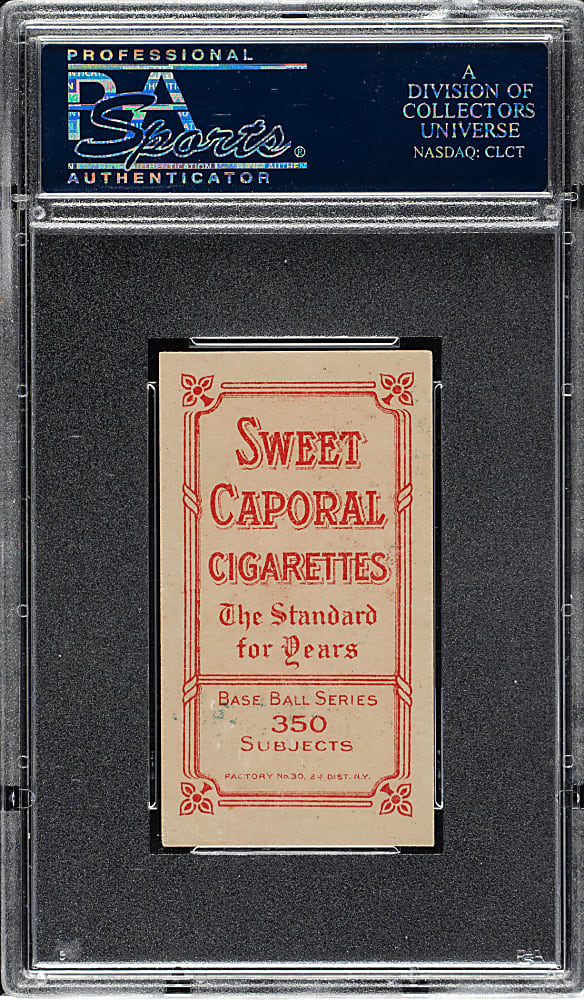 1909-1911 T206 White Border Miller Huggins Portrait PSA VG-EX 4