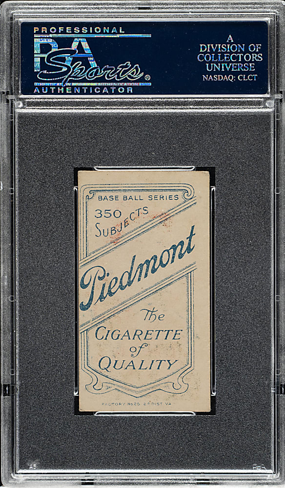 1909-1911 T206 White Border Bob Bescher Portrait PSA EX 5