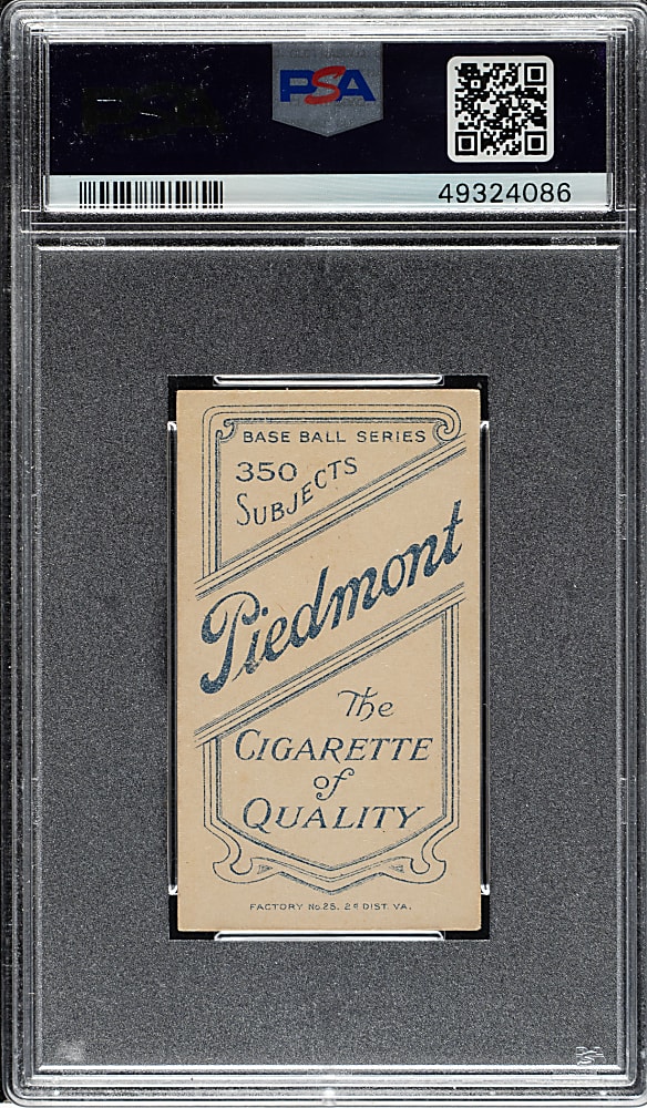 1909-1911 T206 White Border Dick Hoblitzell PSA EX 5