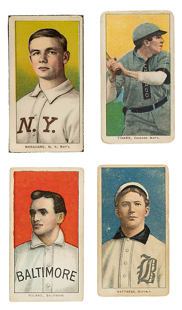 1909-1911 T206 White Border Collection (29) Including Rube Marquard and Joe Tinker