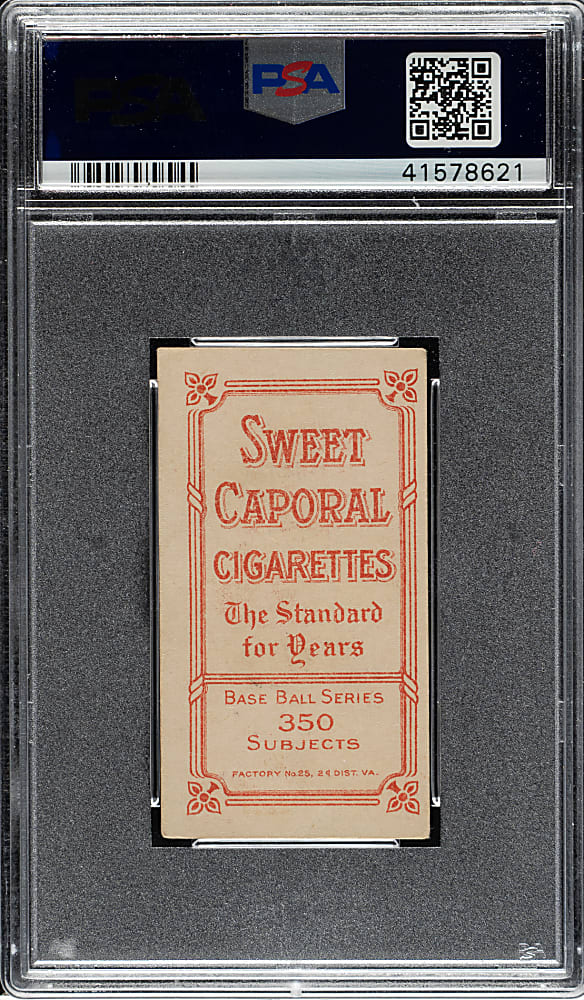 1909-1911 T206 White Border Joe Tinker Hands on Knees PSA VG-EX 4