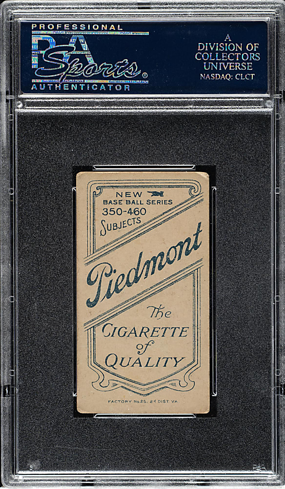 1909-1911 T206 White Border Joe Tinker Bat On Shoulder PSA VG+ 3.5