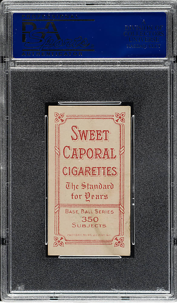 1909-1911 T206 White Border Joe Tinker Hands on Knees PSA EX 5