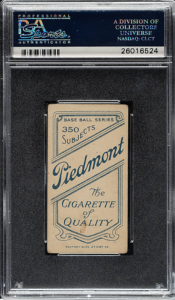 1909-1911 T206 White Border Frank Chance Portrait Red Background PSA VG 3