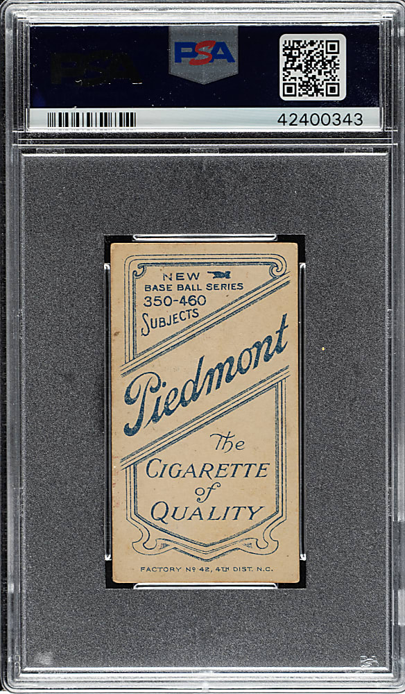 1909-1911 T206 White Border Mordecai Brown Chicago on Shirt PSA VG 3