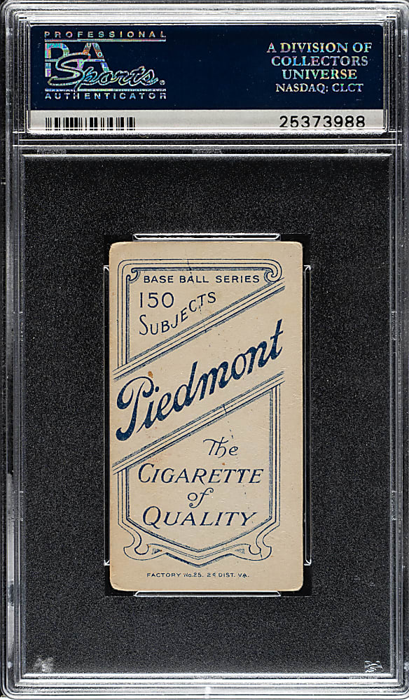 1909-1911 T206 White Border Mordecai Brown Cubs on Shirt PSA VG 3