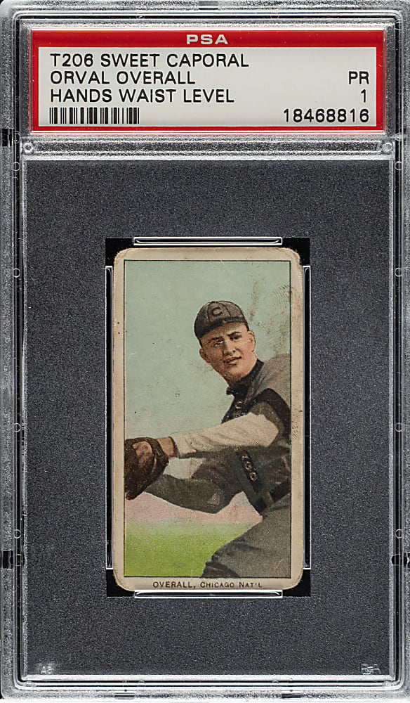 1909-1911 T206 White Border Orval Overall Hands Waist Level PSA POOR 1