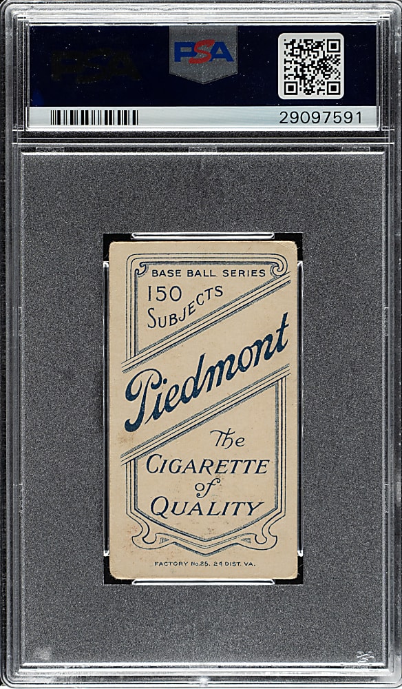 1909-1911 T206 White Border Ed Reulbach Glove Showing PSA VG 3 (Charles Bray Collection)