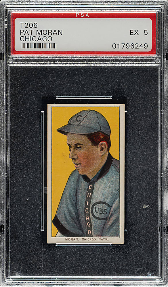 1909-1911 T206 White Border Pat Moran PSA EX 5