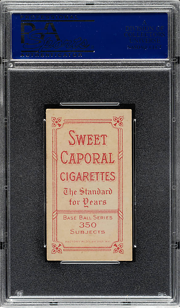 1909-1911 T206 White Border Ed Reulbach No Glove Showing PSA EX 5