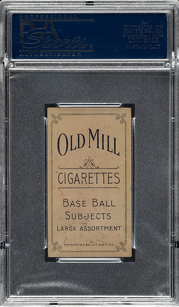 1909-1911 T206 White Border Harry Steinfeldt with Bat PSA EX+ 5.5 - Old Mill Back