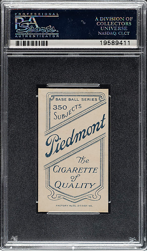 1909-1911 T206 White Border Del Howard PSA EX-MT 6