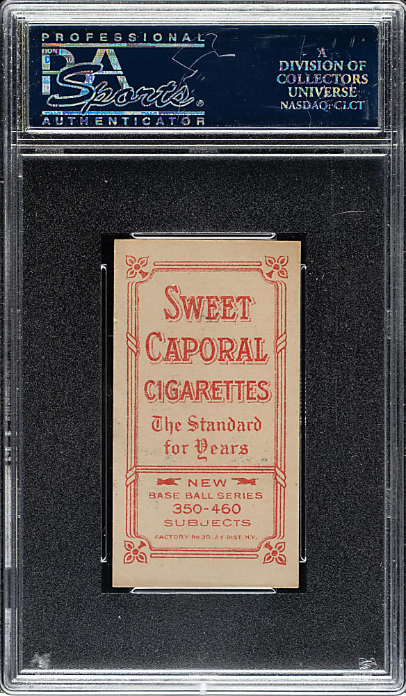 1909-1911 T206 White Border Orval Overall Hands Waist Level PSA EX-MT+ 6.5