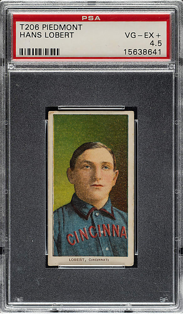 1909-1911 T206 White Border Hans Lobert PSA VG-EX+ 4.5