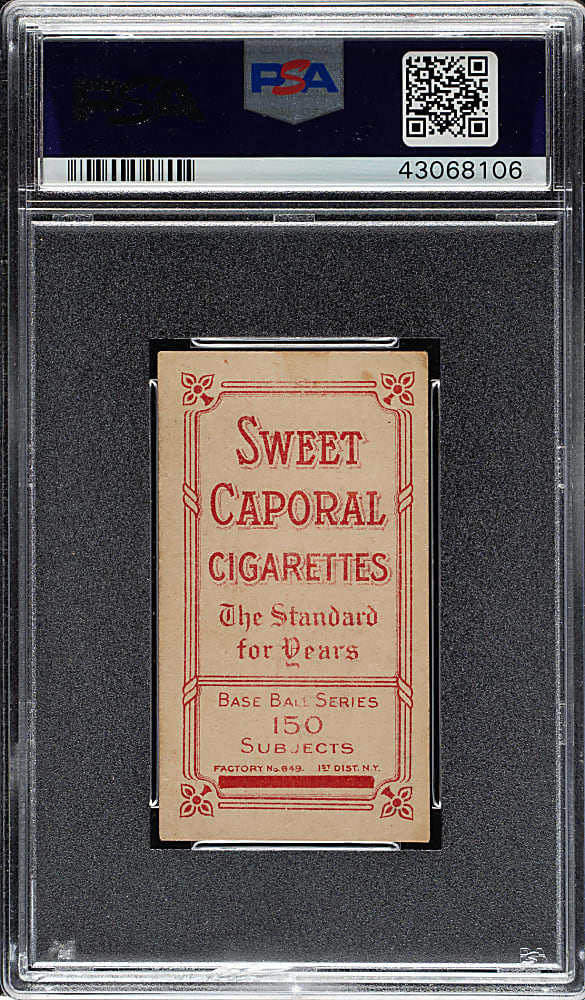 1909-1911 T206 White Border Nap Lajoie Throwing PSA VG-EX+ 4.5