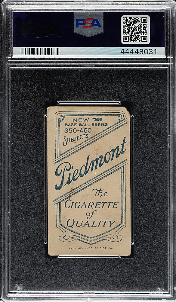 1909-1911 T206 White Border Nap Lajoie with Bat PSA GOOD 2