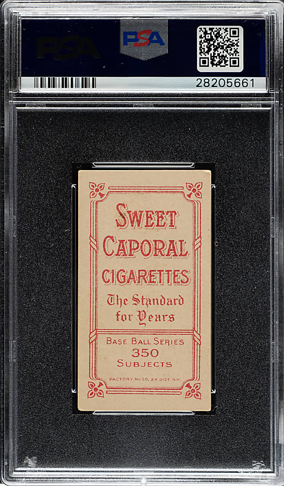 1909-1911 T206 White Border Bill Bradley with Bat PSA VG 3