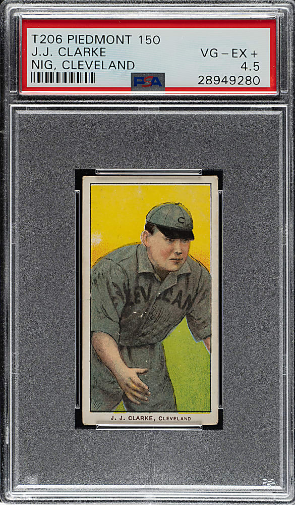 1909-1911 T206 White Border J.J. Clarke PSA VG-EX+ 4.5