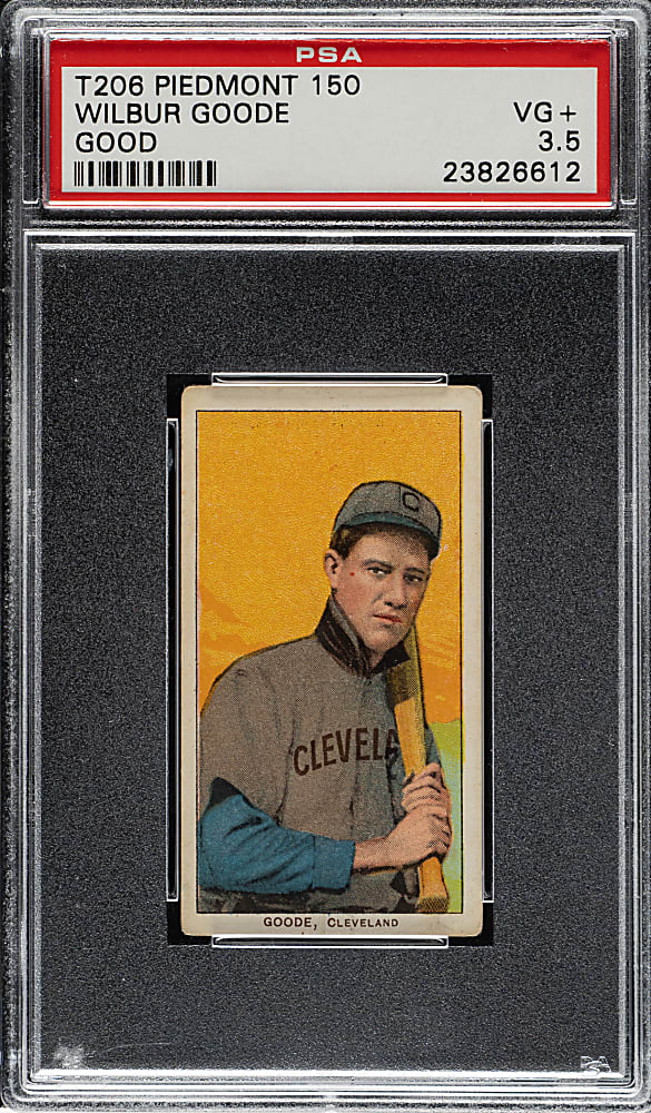 1909-1911 T206 White Border Wilbur Goode PSA VG+ 3.5