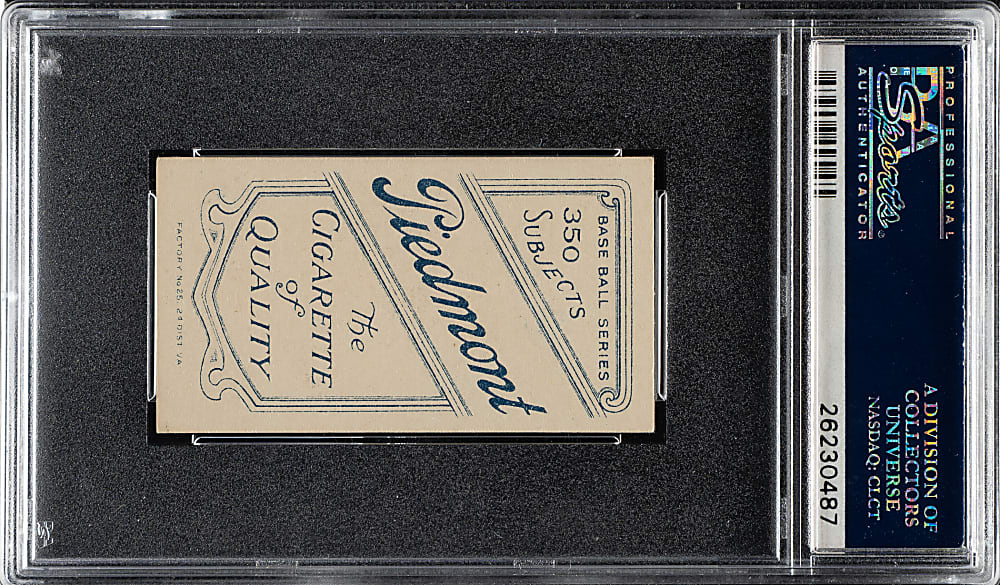 1909-1911 T206 White Border Joe Birmingham PSA EX-MT 6