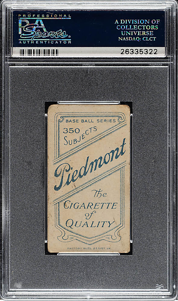 1909-1911 T206 White Border Josh Clark PSA VG 3